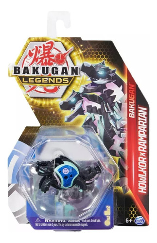 Bakugan Legends 1 Figura Howlkor X Ramparian Original 64422h