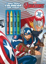 Comprar Los Vengadores. Libro Para Colorear Con Ceras: Libro Para Colorear Con Ceras, De Marvel., Vol. 1. Editorial Libros Disney, Tapa Blanda En Español, 2022
