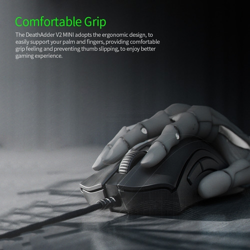 Imagem 3 de 9 de Rato Para Jogo Razer Deathadder V2 Mini Preto