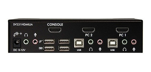 Startech 2 Port Usb Hdmi Kvm Switch Con Audio Y Usb 2.0 Hub