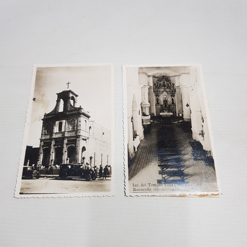 Antiguas Postales Cura Brochero Iglesia 1927 Lote Mag 60950