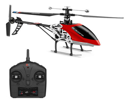 Helicóptero Rc Alloy Remote One Wltoys Helicopter 2.4 Ghz