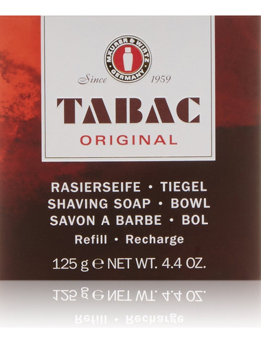 Tabac Original By Maurer & Wirtz - Recambio De Jabn De Afeit