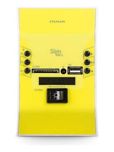 Amplificador De Parede Slim Wall Frahm Som Ambiente Usb