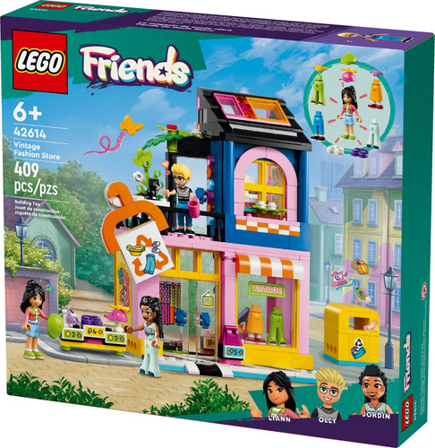 Setlego Friends 42614 Tienda De Moda Retro 409 Pz