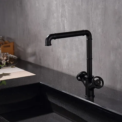 Canilla Cocina Griferia Doble Comando Grifo Industrial 362.608 8