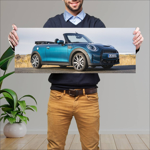 Cuadro 30x80cm Auto 2021 Mini Cooper S Convertib 413