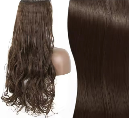 Extensiones De Cabello En Cortina Elástica Premium 50cm