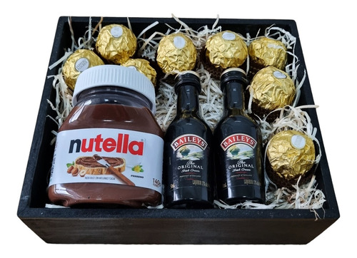 Regalos Originales Kit Licor Baileys + Chocolates +  Nutella