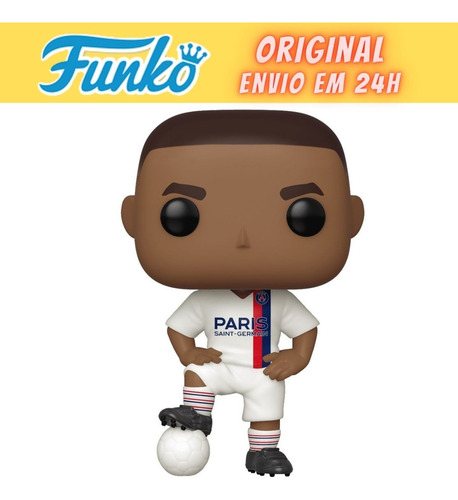 Boneco Funko Pop Futebol Kylian Mbappe Oficial Psg - 31