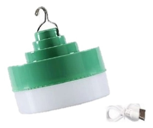 Lampara Led Recargable Luz Blanca 8.8cm - 9.5cm Plastico M/d