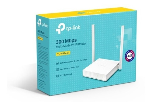 Router Inalambrico Tplink Tl-wr844n 2 Antenas 300mbps Wifi