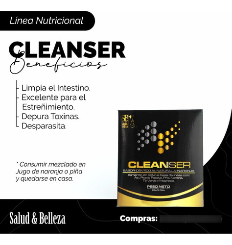 Desintoxicante Corporal Cleanser - Unidad a $20000