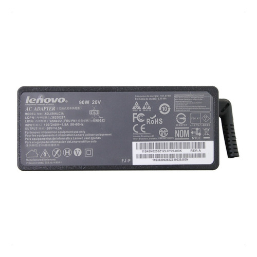 Cargador Lenovo Smart 20v 4.5a Thinkpad L410 R60 T400s T61p