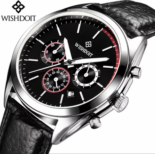 Wishdoit Relogio Masculino Quartzo Cronógrafo Luminosa