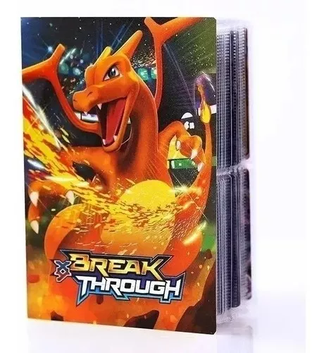 Album Cartas Pokemon 240 Uni Carpeta Pikachu Charizard