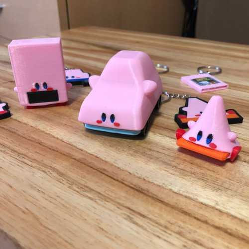 Cono Kirby And The Forgotten Land Muñeco 3d Pla Pixelados_