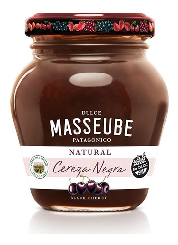 Dulce Masseube Organico De Cereza Negra 352gr Sin Tacc