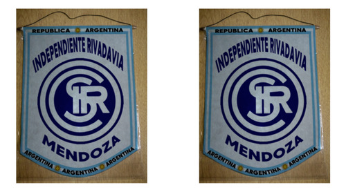 Banderin Mediano 27cm Independiente Rivadavia Mendoza