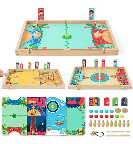 Juegos De Mesa  Qzmtoy Juego De Mesa De Hockey De Aire Grand