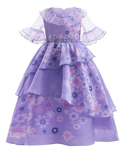 Vestido Encanto Cosplay De Isabella Mirabel  Princesa Para N