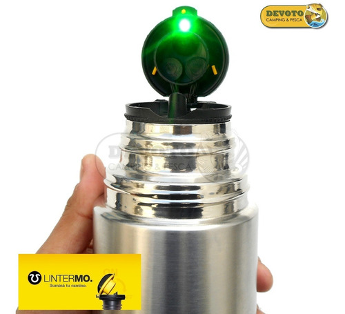 Tapa Pico Tapon Cebador Con Luz Lintermo Termo Stanley Mate