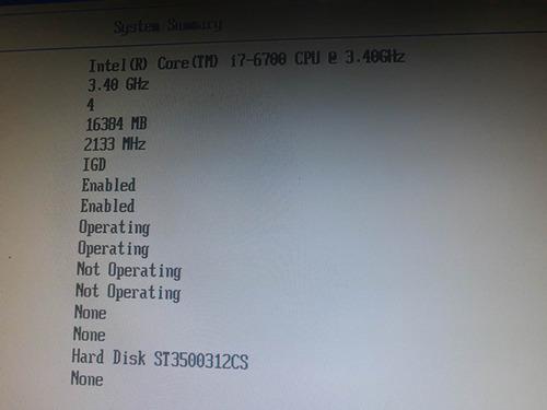 Cpu Lenovo M900-i7 6700+16gb Ram+hd500