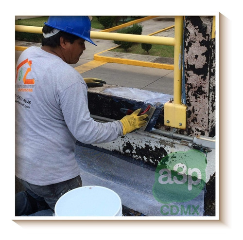Imagen 3 de 5 de Sellador Para Impermeabilizante A3p Imperllanta Galón 4lts