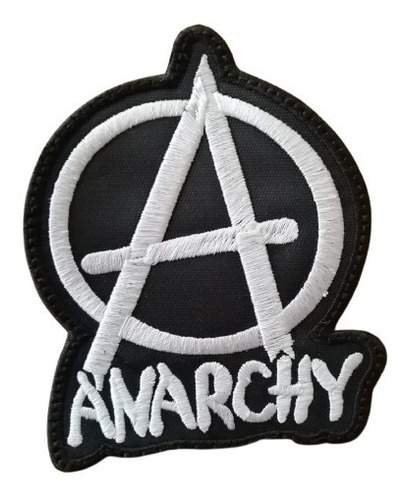 Anarchy Logo Bordado 10 Cm