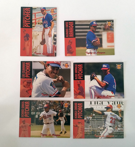 Barajitas De Coleccion Beisbol Line-up Lvbp 96-97 Lote 1