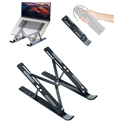 Dtech Soporte Elevador Plegable Para Laptop, Altura Ajustabl