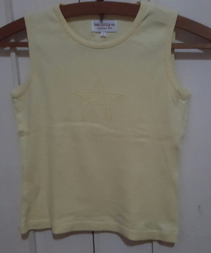 Musculosa Talle 12 Amarilla