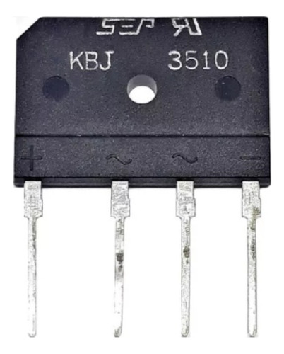 Kbj 3510 Dip4 Puente Plano Flat Rectificador De 35 A 1000 V