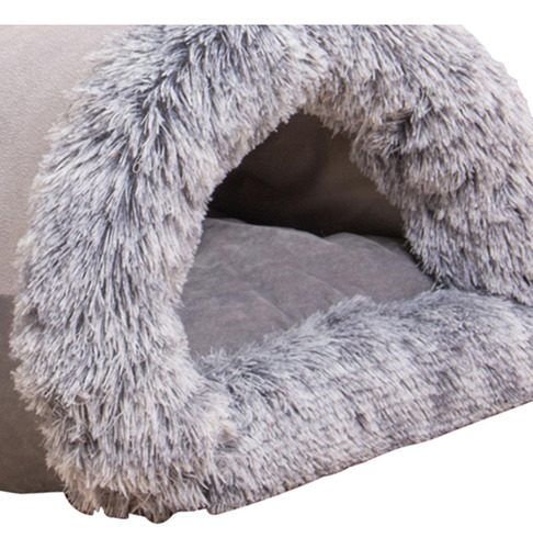 Nido De Gato Semicerrado, Cama Para Gatos, Suministros Gris