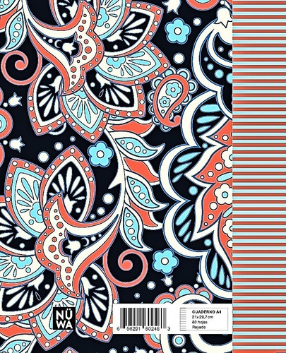 Imagen 2 de 3 de Cuaderno A4 Rayado Nuwa Bulgaro Azul - Tapa Dura