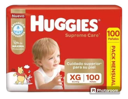 Huggies Supreme Care Xg 200 Combo 2 Paquetes X 100 Promo!!