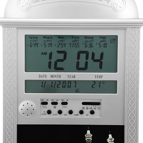 Azan - Reloj Digital Automático De Oración Musulmana Con Pan