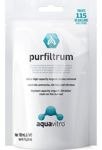 Purfiltrum 100 Ml  Eliminador De Residuos Orgánicos Acuario