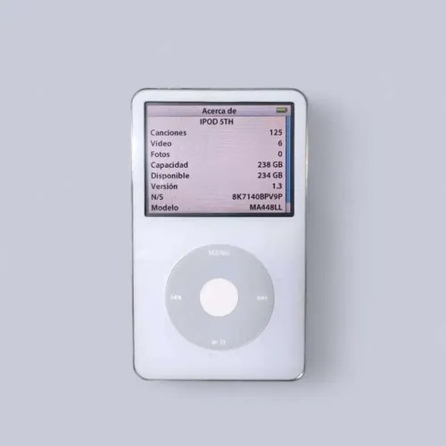 Ipod Classic 5.5th Gen - 256 Gb (Reacondicionado) | MercadoLibre