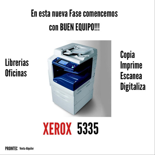 Impresora Laser Xerox 5335 Multifuncion A3 Byn Suc.cordoba