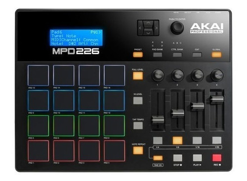 Akai Mpd 226 Midi Usb 16 Pads Mpd226 Sampler