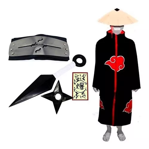 Kit ninja Naruto Kunai Naruto Shuriken Bandana Névoa Kisame +