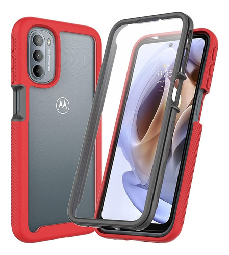 Funda Para Motorola Moto G51 Color Rojo