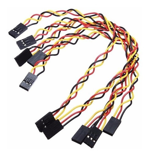 Cable Hembra Hembra 3 Pines 20cm 2.54mm Arduino Jumper Wire