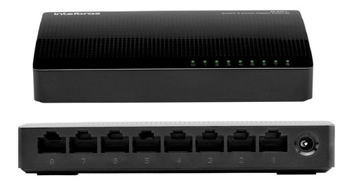Switch Intelbras Sg 800 Q+ 8 Portas 10/100/1000