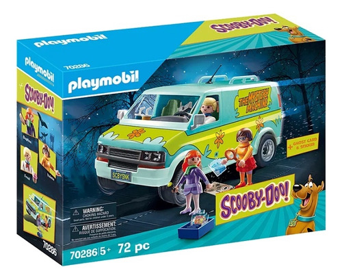 Playmobil Scooby-doo La Máquina Del Misterio 70 Pzs