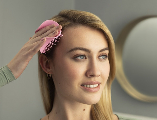 Tangle Teezer Cepillo Masajeador Y Exfoliante Cuero Cabello