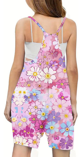 Conjunto De Pantalones Cortos De Verano Con Tirantes Para Ni