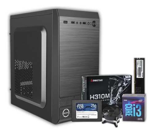 Computador Core I3 9100 Ram 8gb Ddr4 Disco 256gb Ssd