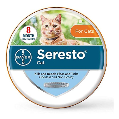 Bayer Seresto - Collar Para Gato (pulgas Y Garrapatas), Todo